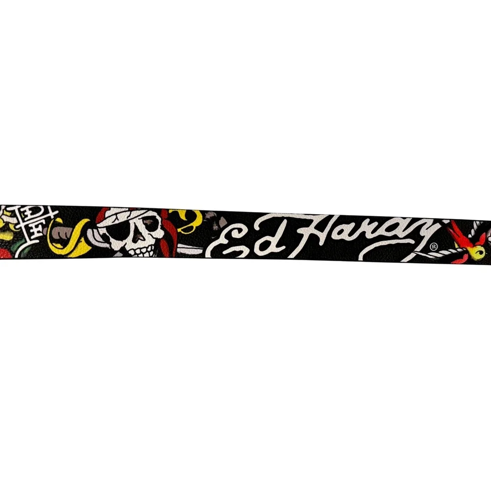 Ed Hardy Belt Mens 34 Tattoo Graphic NWT
